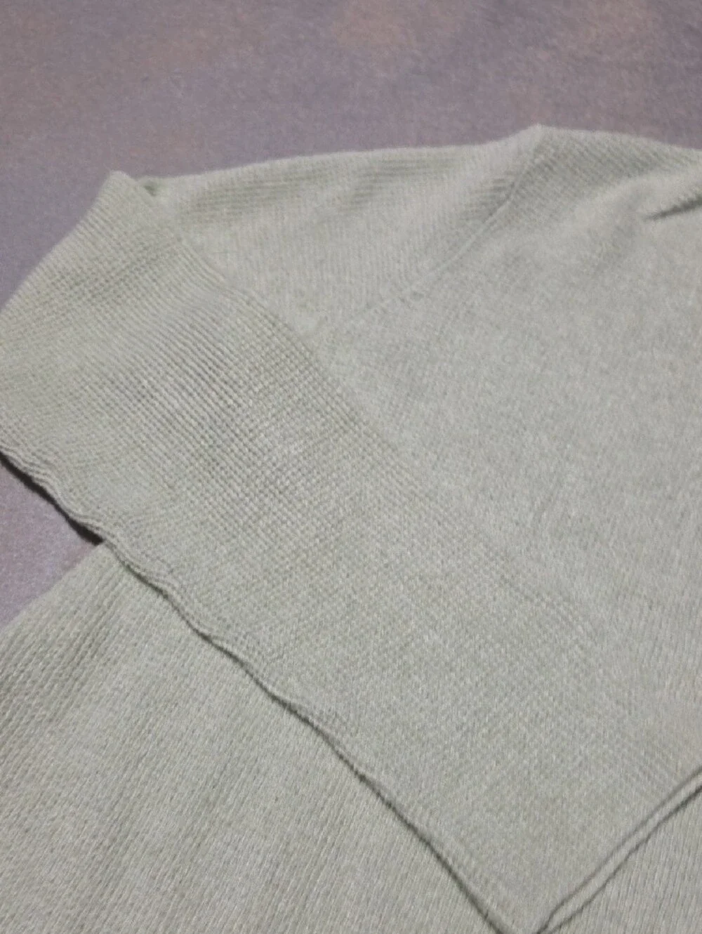Eileen Fisher Soft Sage Open-Front Long Cardigan Linen Blend